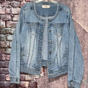 Chambrai Los Angelos Blue Jean Jacket Size Medium